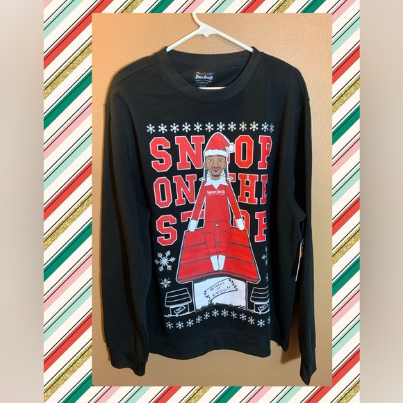 Snoop on the Stoop Christmas Elf Sweatshirt by Dogg Supply NWT - Picture 1 of 8